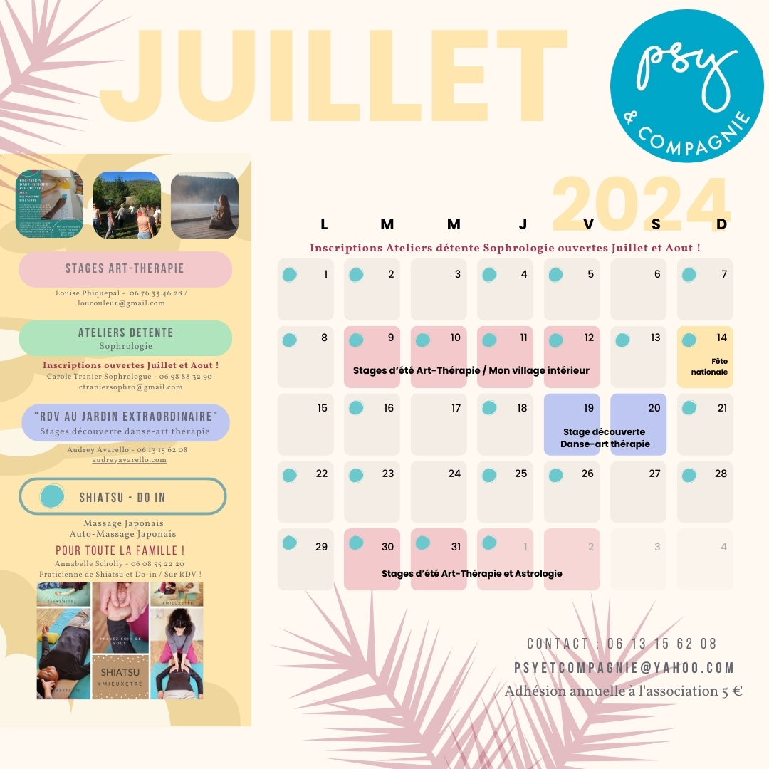 newsletter été 2024 juillet